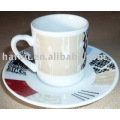 120CC ceramic wholesale tea cup and saucer